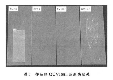 样品剥离后结果